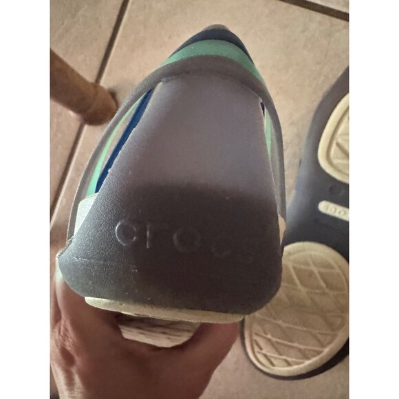 Crocs WomenS W10 Multicolor Strappy Slingback Sandals Lightweight & Comfortable - Picture 4 of 6